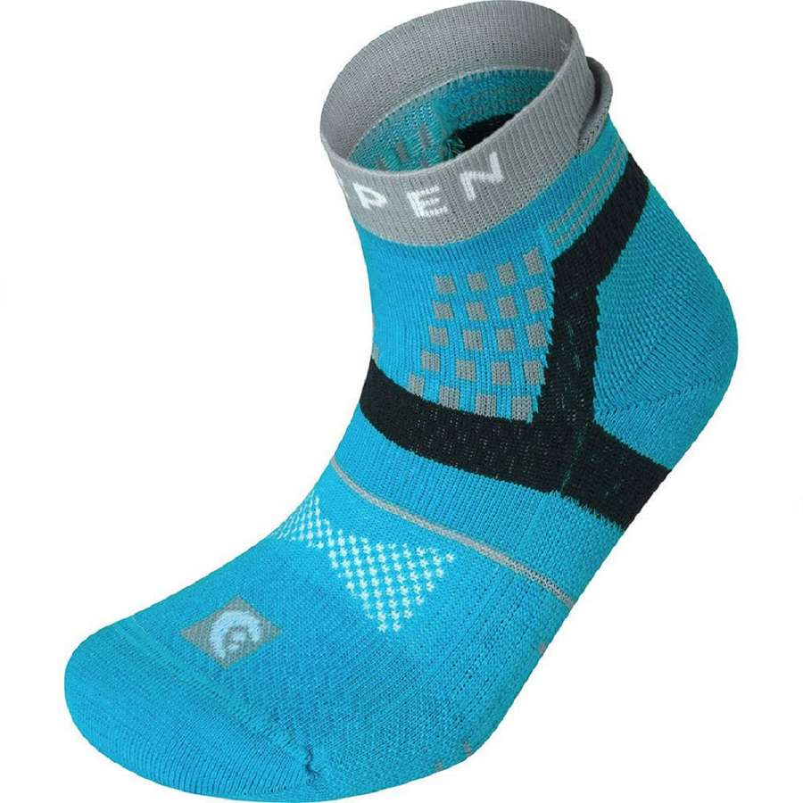 Turquoise - Lorpen X3Tpwc Womens Trail Running Padded Eco