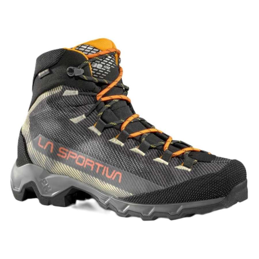 Carbon/Papaya - La Sportiva Aequilibrium Hike GTX