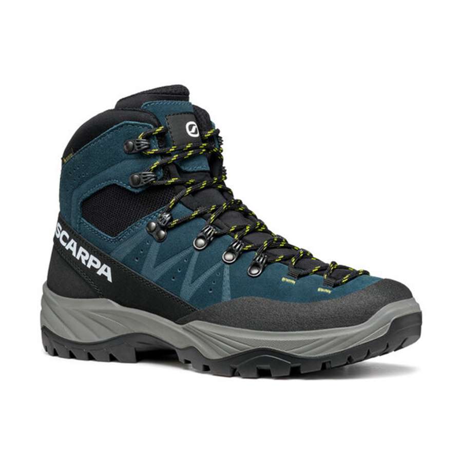 Petrol-Lime - Scarpa Boreas GTX