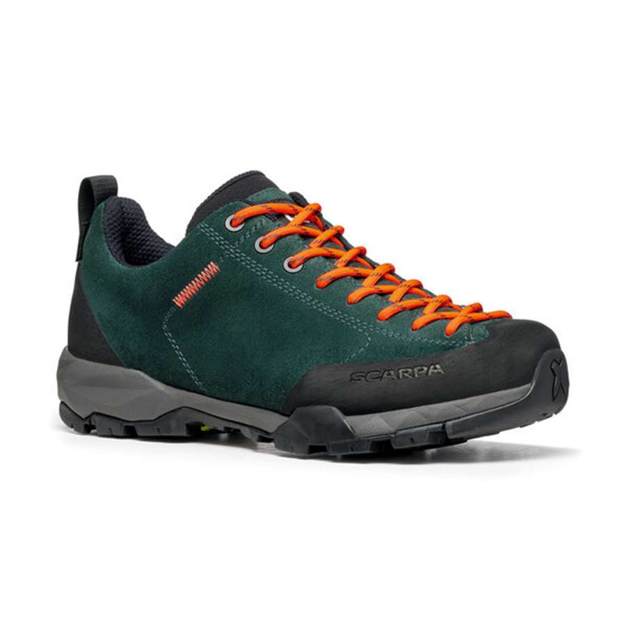 Botanic Green-Orange Pop - Scarpa Mojito Trail GTX Wmn