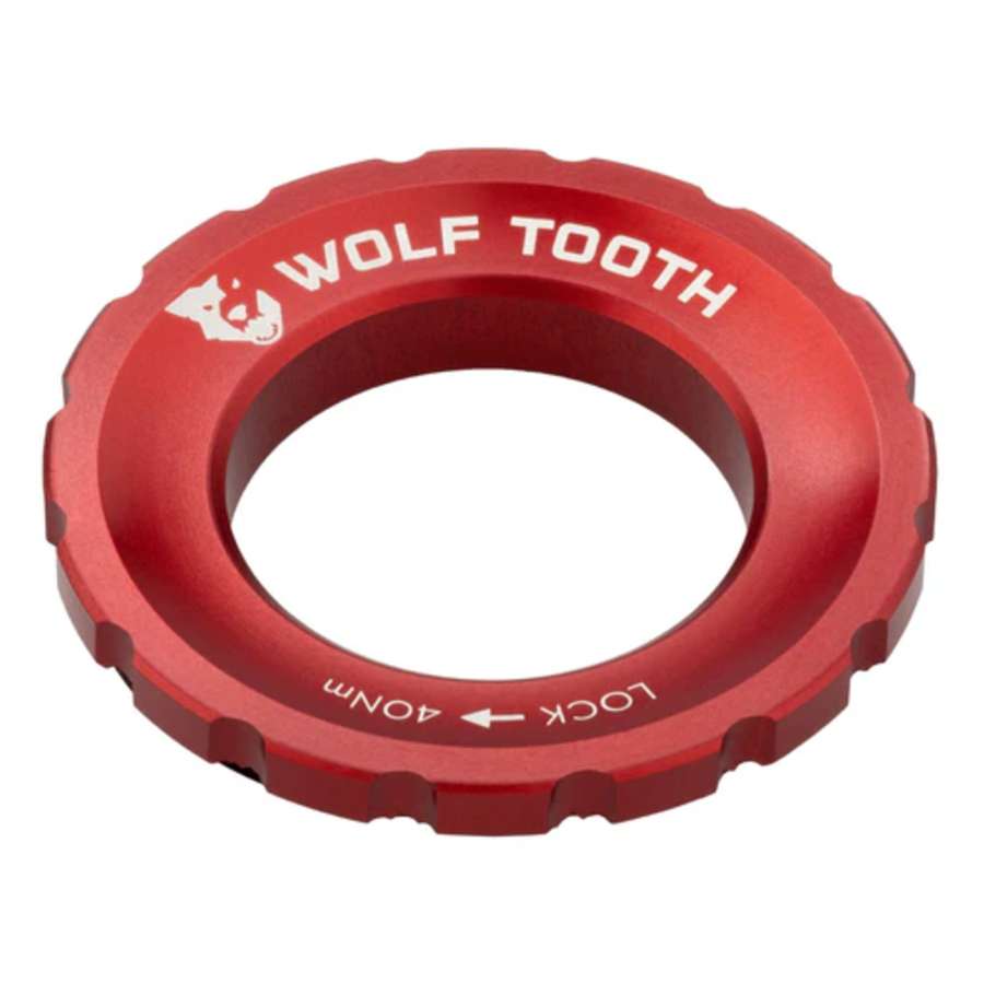 Red - Wolf Tooth Centerlock Rotor Lockring – External Spline