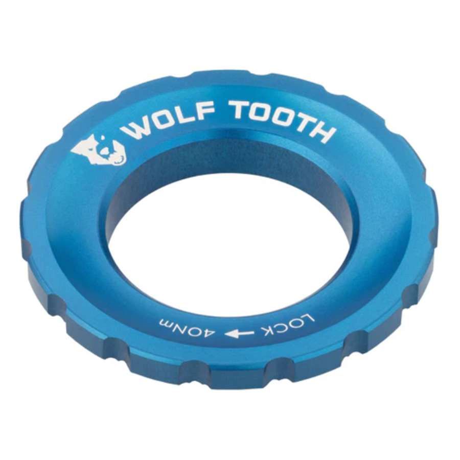 Blue - Wolf Tooth Centerlock Rotor Lockring – External Spline