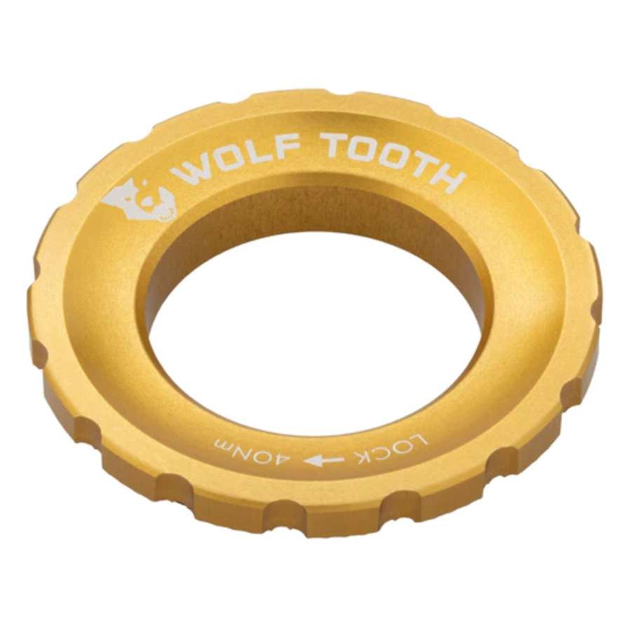 Gold - Wolf Tooth Centerlock Rotor Lockring – External Spline