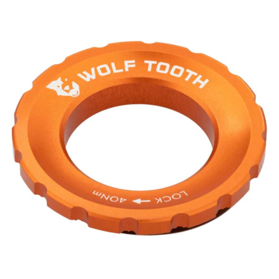 Orange - Wolf Tooth Centerlock Rotor Lockring – External Spline