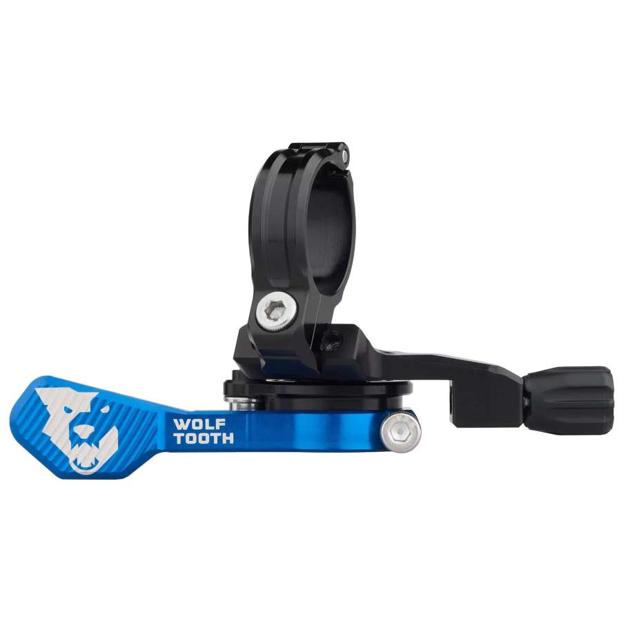 Blue - Wolf Tooth ReMote Pro Handlebar Clamp Mount