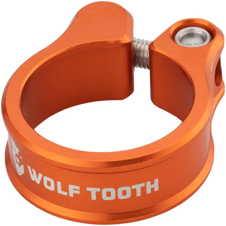 Orange - Wolf Tooth Seatpost Clamp31.8