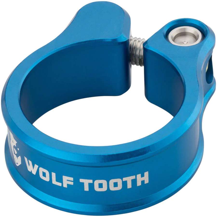 Blue - Wolf Tooth Seatpost Clamp31.8