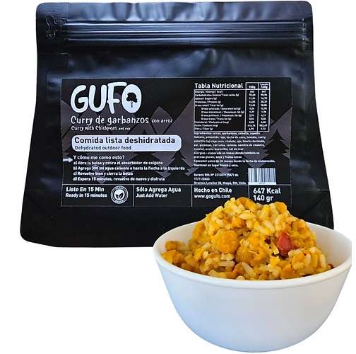 Curry de Garbanzos - Gufo Foods Curry de Garbanzos