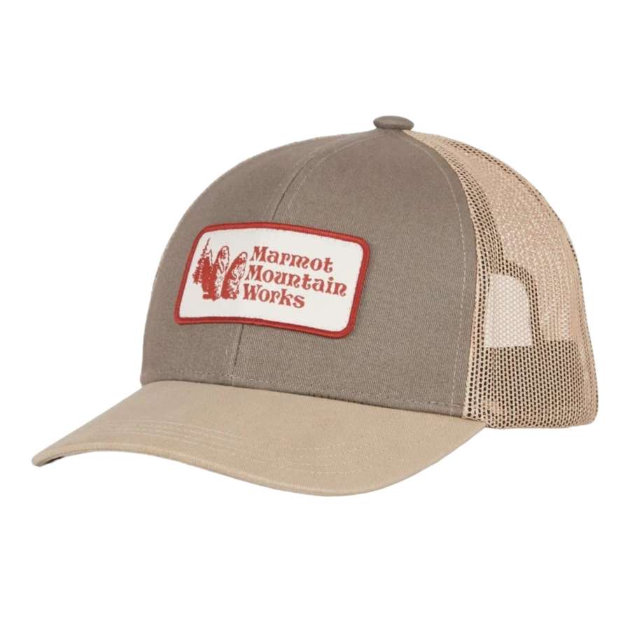 Sandbar/Vetiver - Marmot Retro Trucker Hat