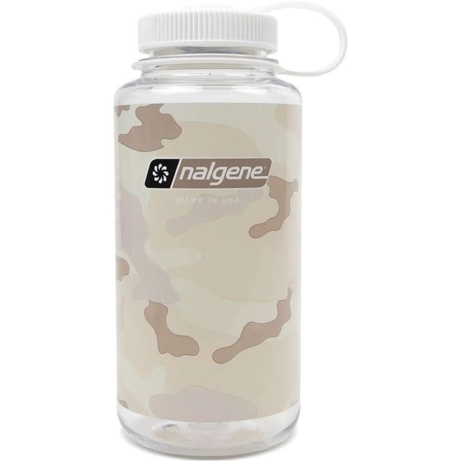 Gray w/White Camo - Nalgene 32oz Wide Mouth Sustain