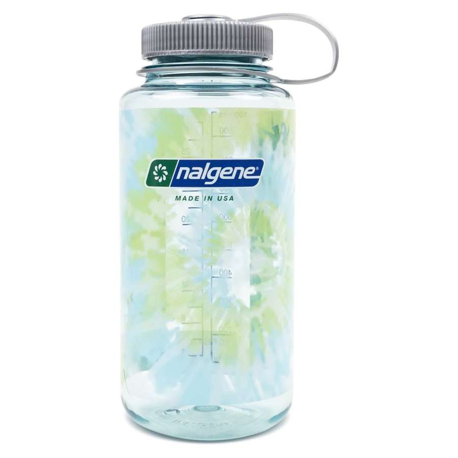 Seafoam w/Platinum Blue Tie Dye - Nalgene 32oz Wide Mouth Sustain