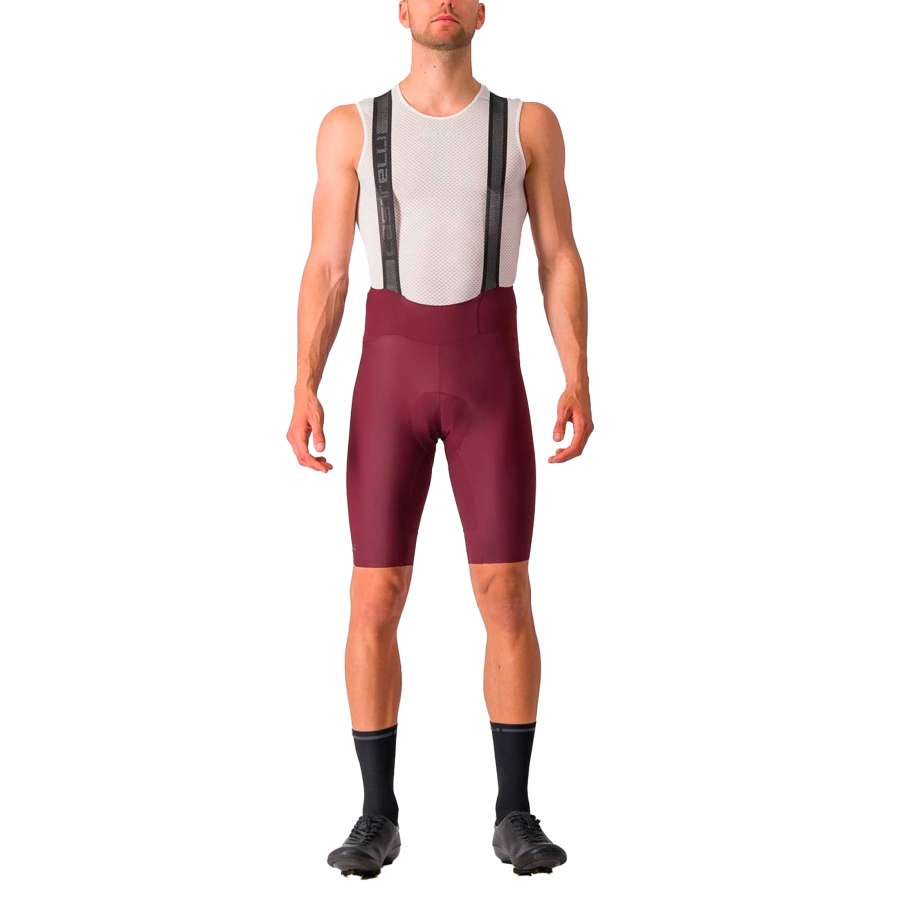 Deep Bordeaux - Castelli Espresso Bibshort