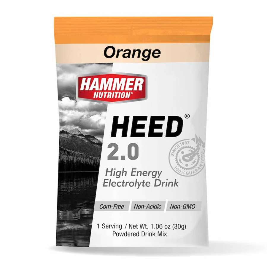 Orange - Hammer Nutrition Heed 2.0 Energy Electrolyte Drink