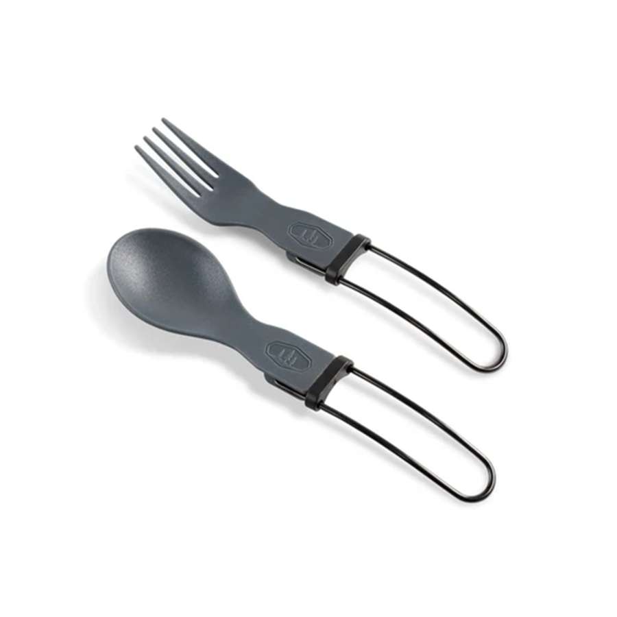 Grey - GSI Tekk Folding Cutlery Set - Grey