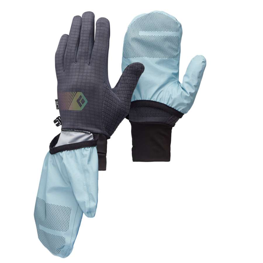 Carbon-Glacier - Black Diamond Gridtech Storm Hood Gloves