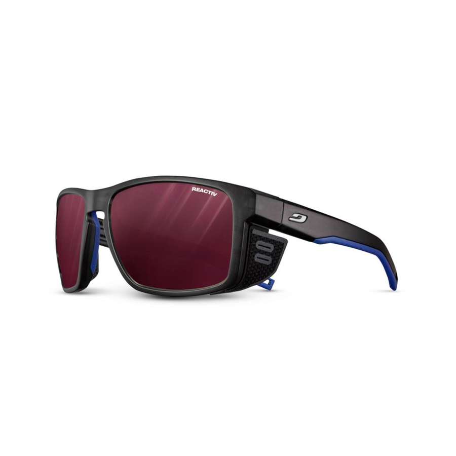 Black/Blue - Julbo Shield Reactiv 0-4 HC