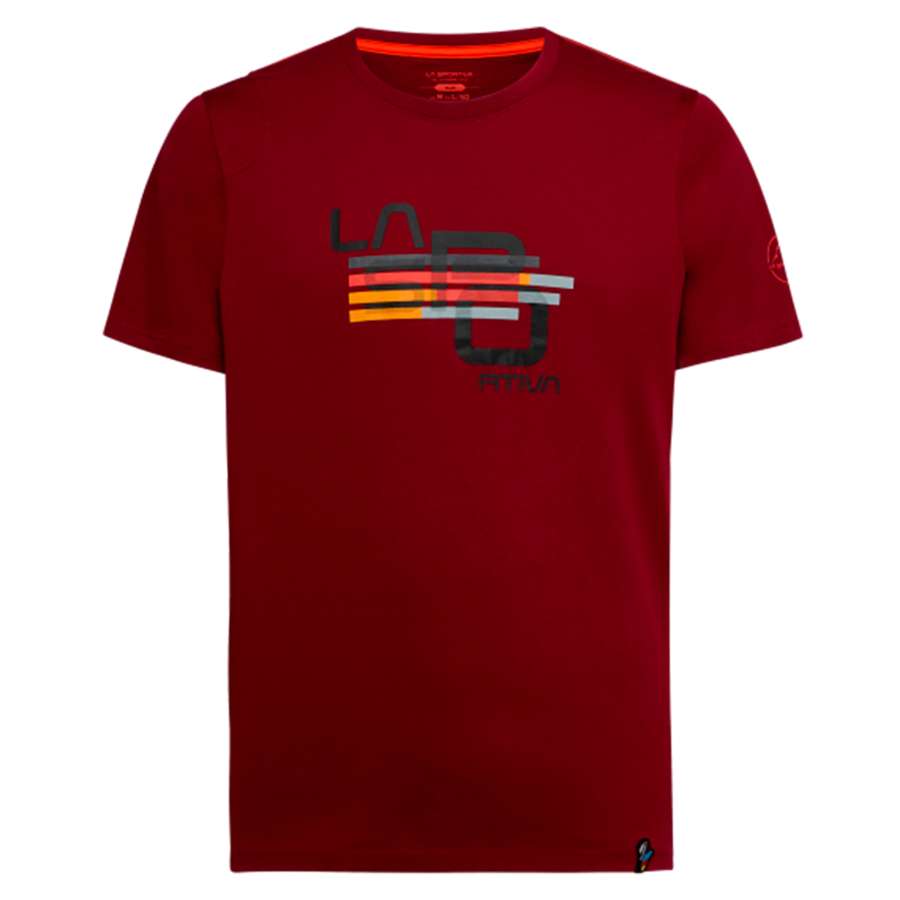 Sangria - La Sportiva Stripe Cube T-Shirt M