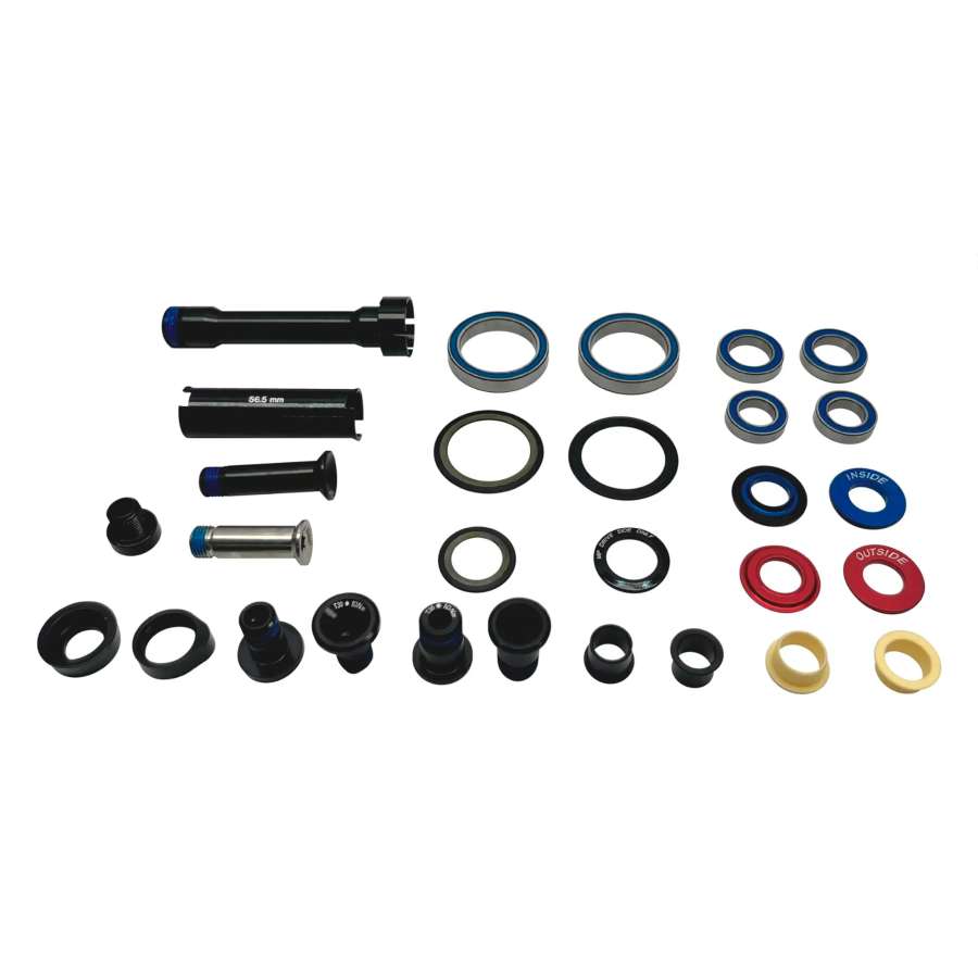 Black - Scott Swingarm rep kit Spark 10mm 22