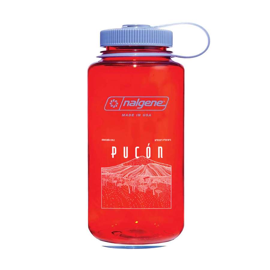 Marmalade Orange - Nalgene 32oz Wide Mouth Sustain Logo Pucon