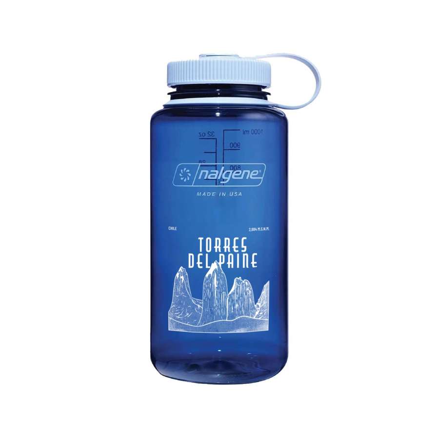 Indigo - Nalgene Nalgene 32oz Wide Mouth Sustain Torres del Paine