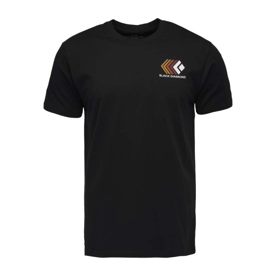 BLACK - Black Diamond M Faded  SS Tee