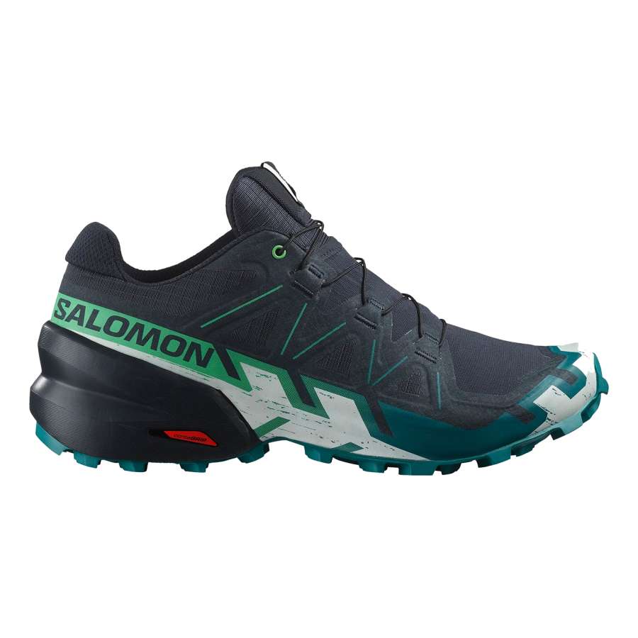 Carbon / Tahitian Tide / White - Salomon Speedcross 6