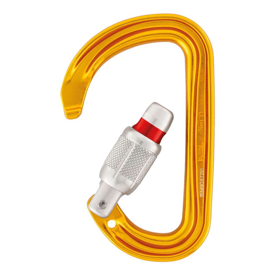  - Petzl Mosquetón seguridad SM´D Screw-lock