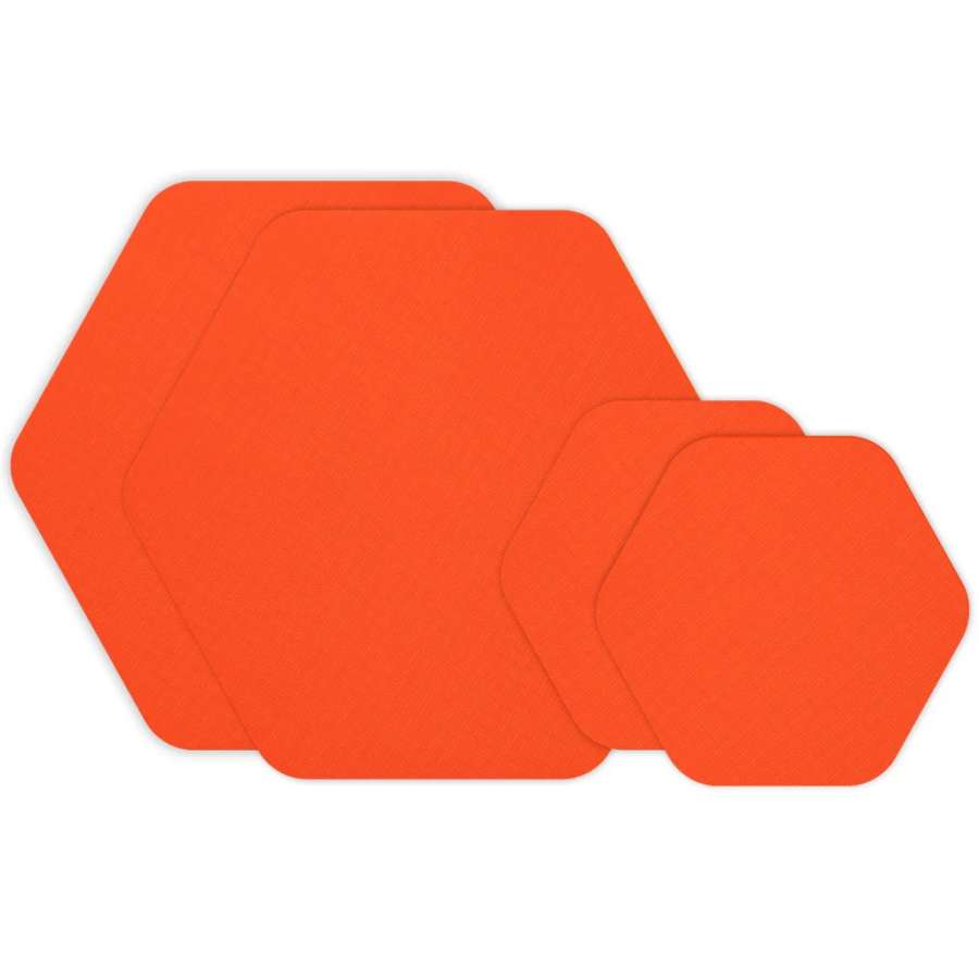 Orange - Gear Aid Tenacious Tape Ripstop Patches Hex