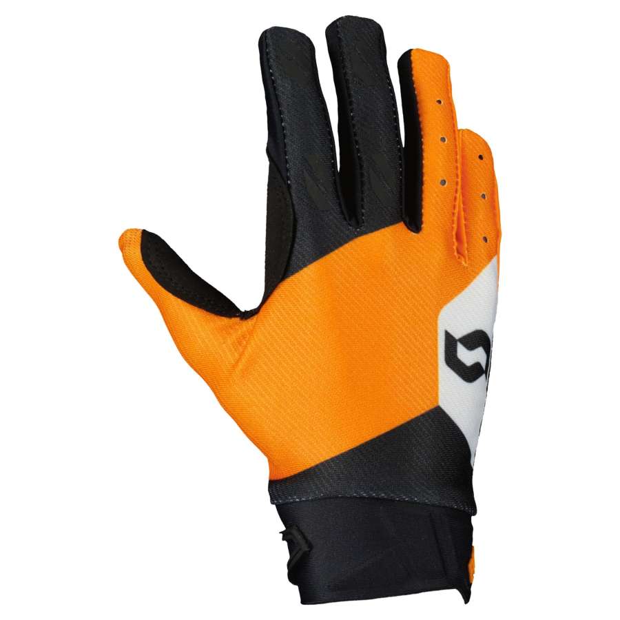 Black/Orange - Scott Glove Evo Track Junior