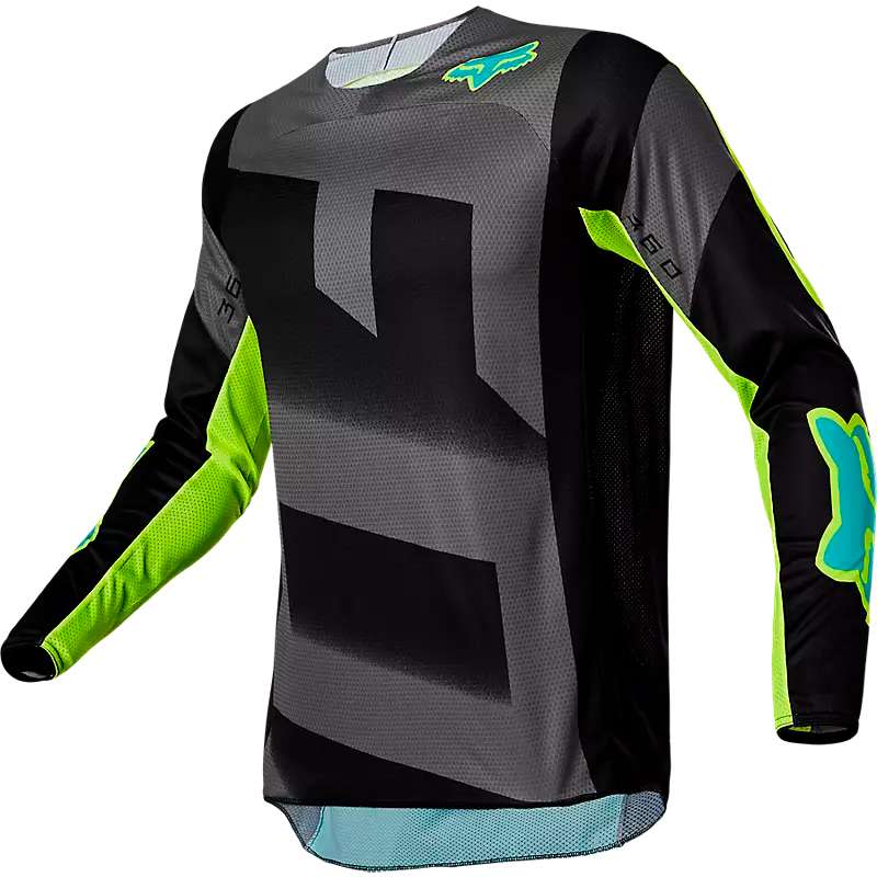 Gry/Ylw lat - Fox Racing 360 Rkane Jersey