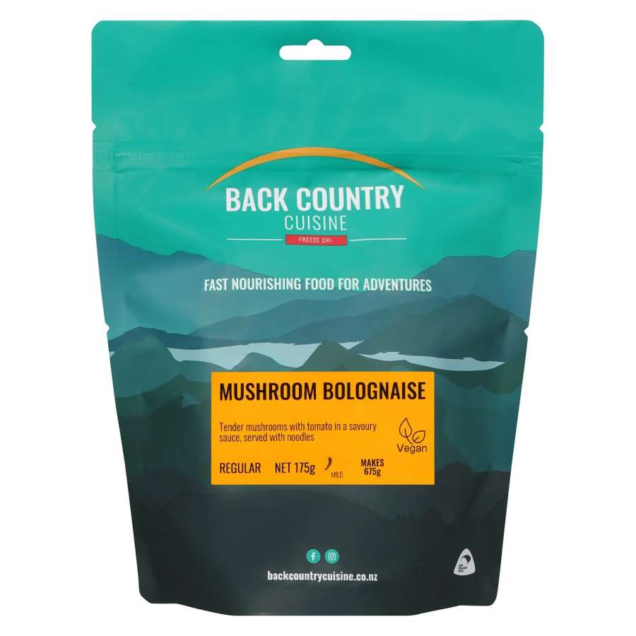 175g - Backcountry Cuisine Mushroom Bolognaise