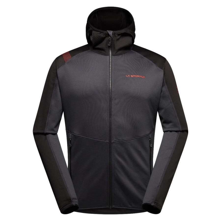 Carbon/Cherry Tomato - La Sportiva Upendo Hoody Hombre