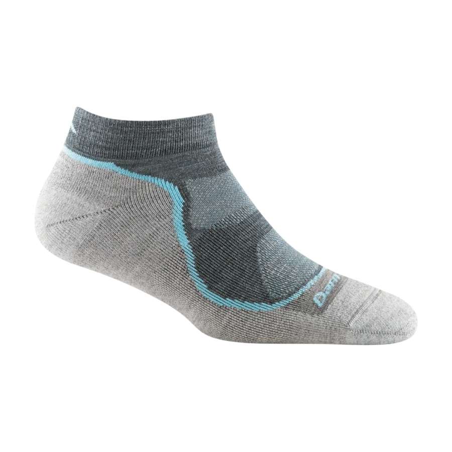 Slate - Darn Tough Women's Light Hiker No Show Lightweight Hiking Sock