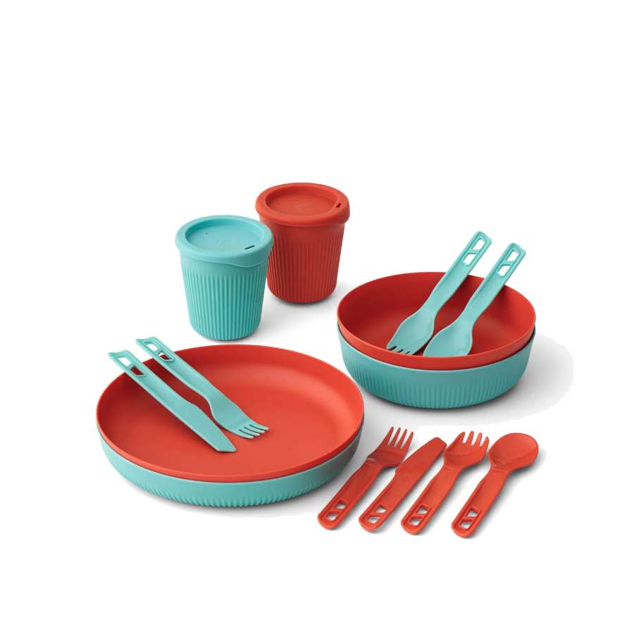 Passage Dinnerware Set - [14 Piece] - Sea to Summit Passage Dinnerware Set 14 Piece Camping Crockery