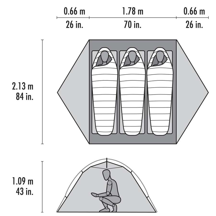  - MSR Elixir 3 Tent S25