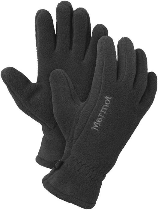 True Black - Marmot Fleece Glove
