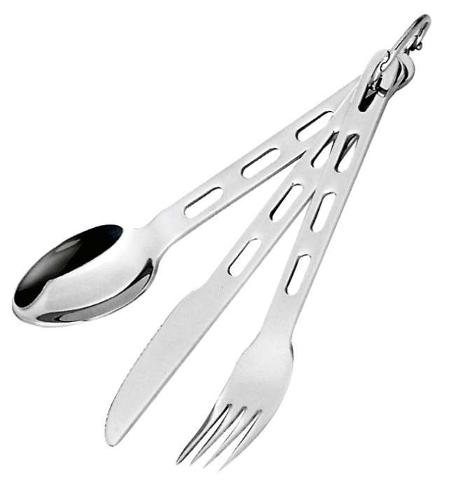  SIN COLOR - GSI Glacier Stainless 3 pc. Ring Cutlery