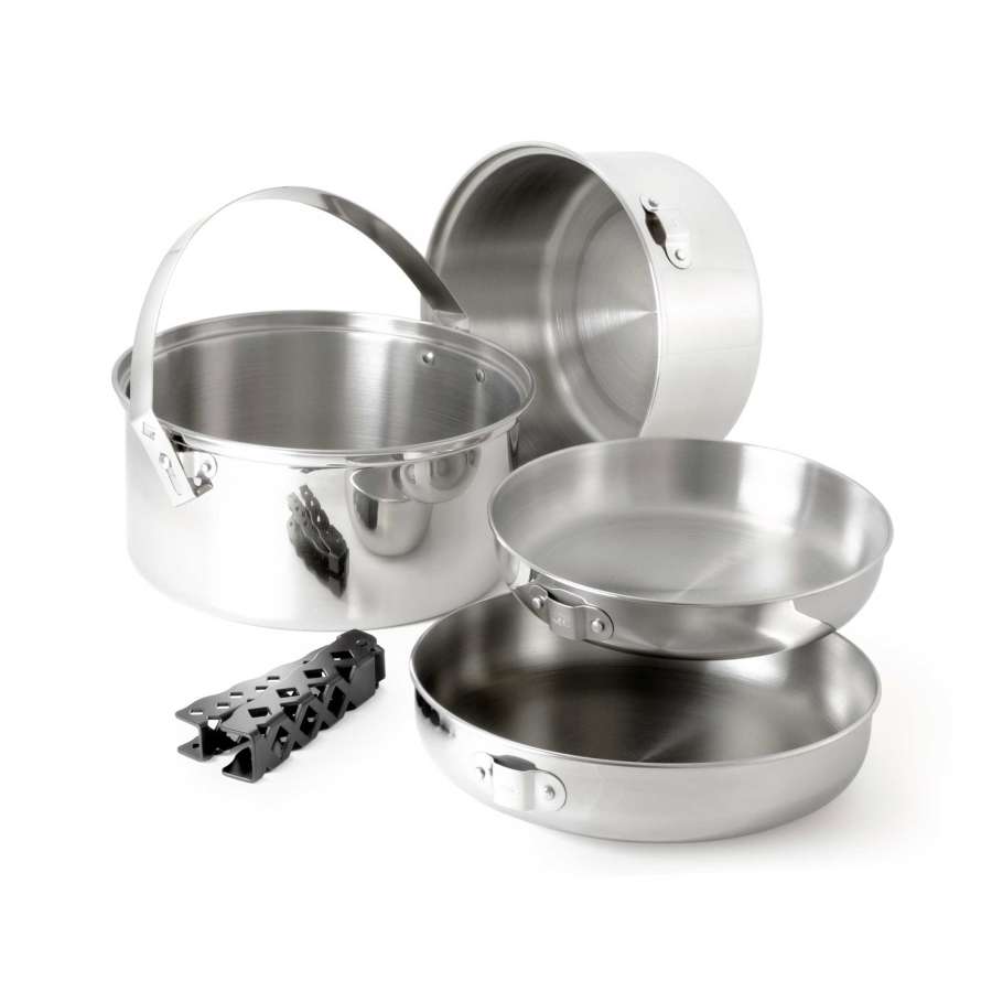  - GSI Glacier Stainless Cookset Lg
