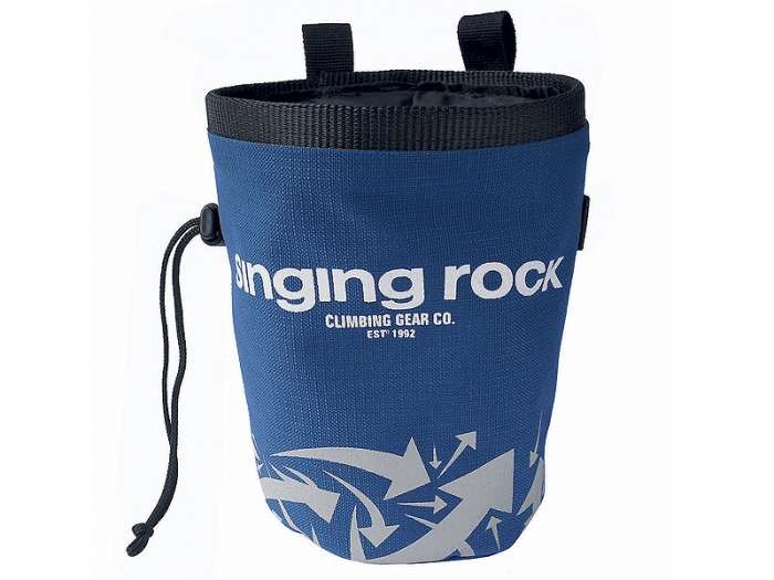 Azul logo - Singing Rock Chalk Bag