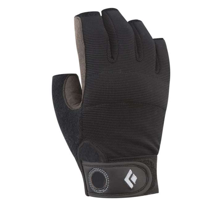 BLACK - Black Diamond Crag Half-Finger Glove