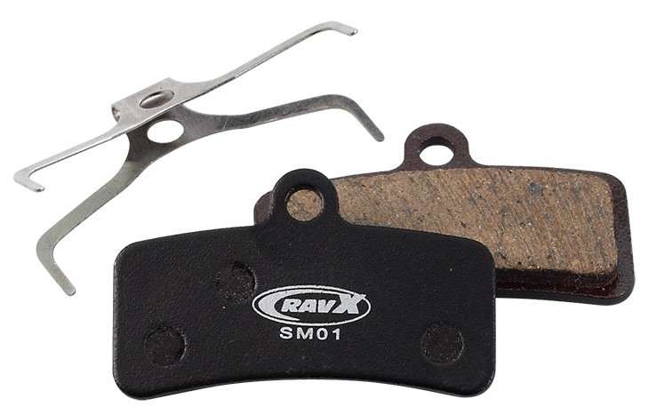  - RavX Disc Brake Pad Shimano Saint M810. Semi-Metal. Ad105-Sm. W/Springs