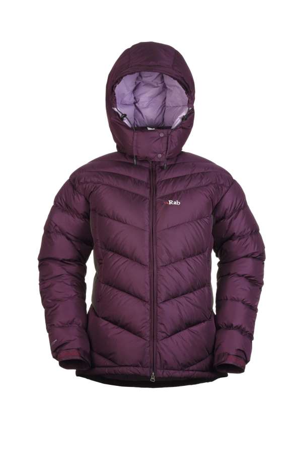 BLACKCURRANT - Rab Ascent Jacket Mujer