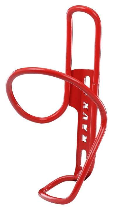 RED - RavX Side One Alloy Water Bottle Cage Red