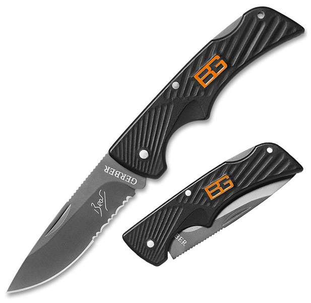  - Gerber Bear Grylls Survival Series, Compact Scout, Drop Point, Serrated