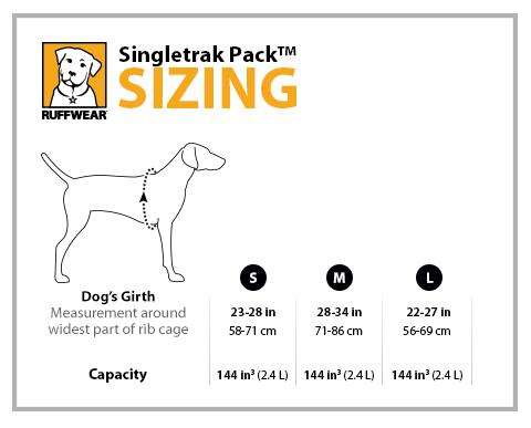 SIZE - Ruffwear Singletrak Pack™