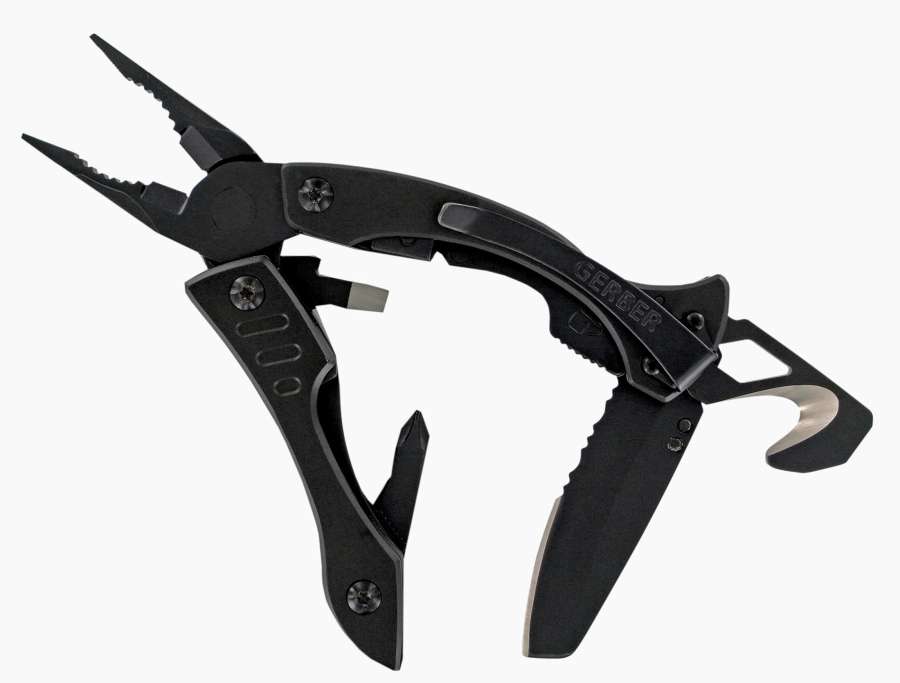  - Gerber Crucial Black - With strap cutter