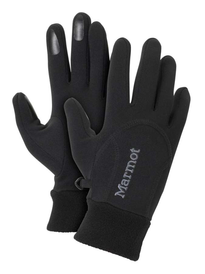 BLACK - Marmot Wms Power Stretch Glove