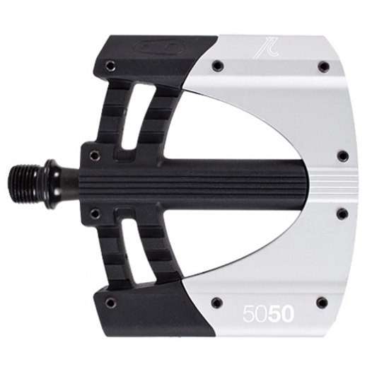 BLACK SILVER - Crankbrothers 5050 2 Pedal Pair 