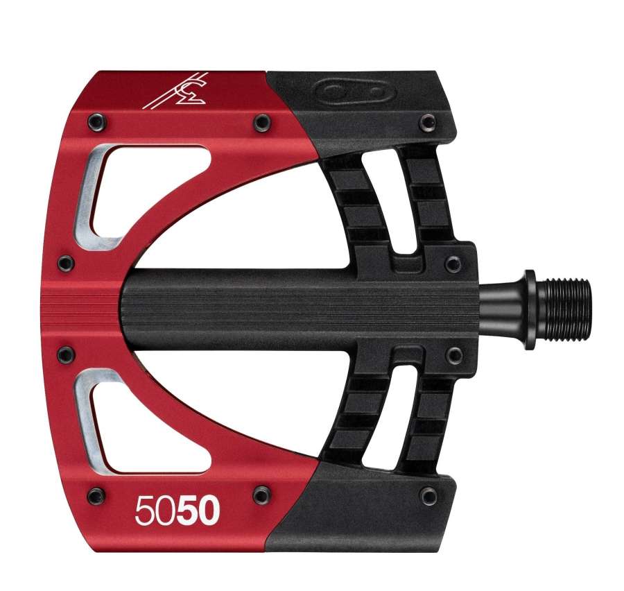 BLACK/RED - Crankbrothers 5050 3 Pedal Pair 