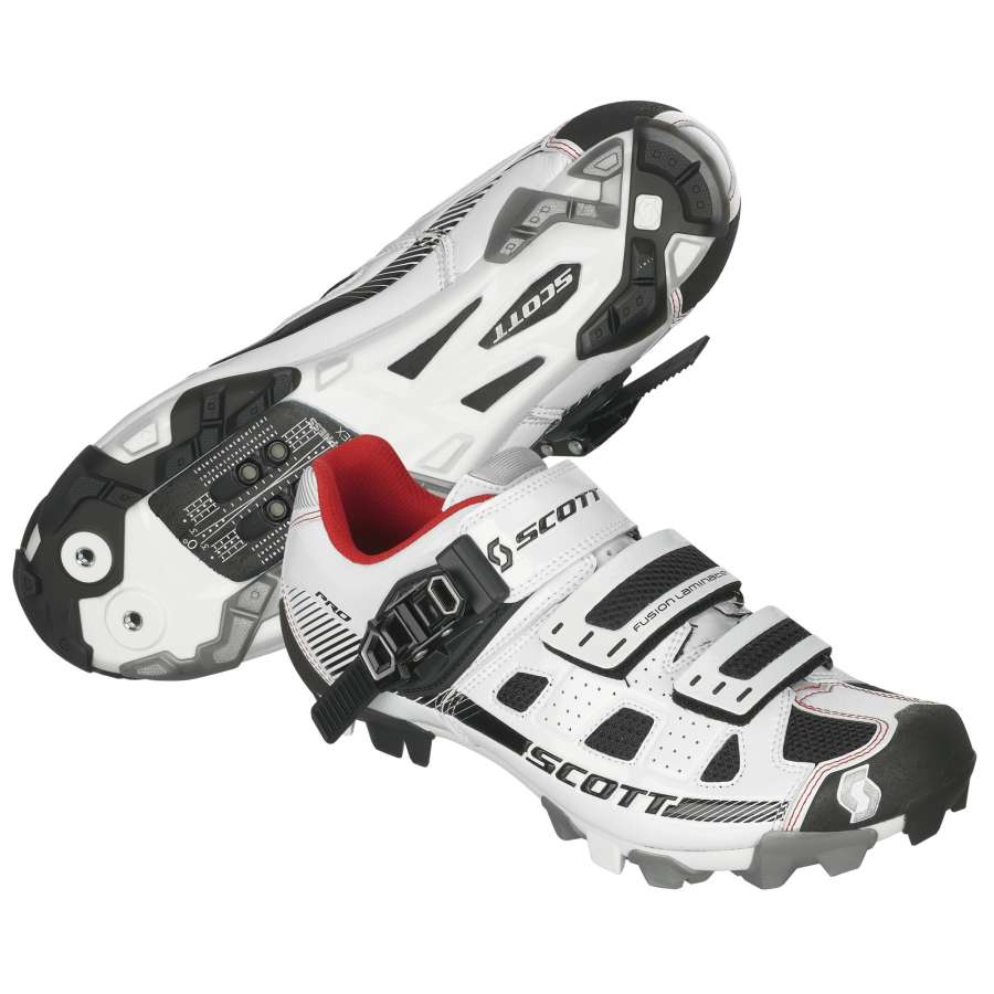 WHITE GLOSS - Scott Shoe  MTB Pro Lady